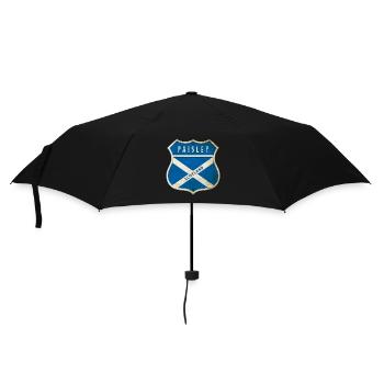 Paisley Schottland Wappen Flaggen Design - Regenschirm (klein) - Schwarz - Vorne