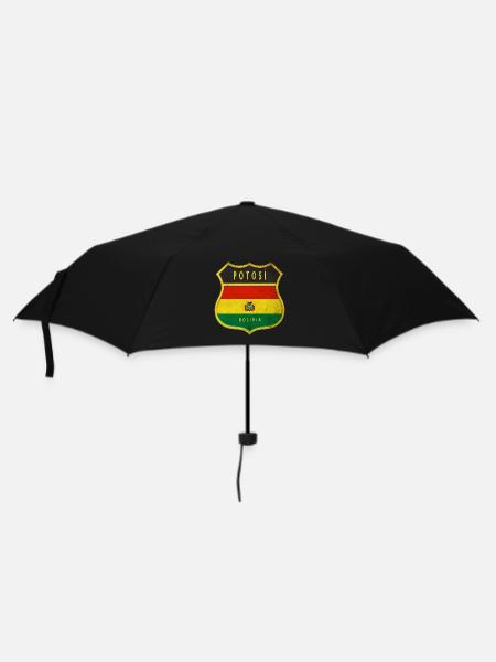 Potosí Bolivien Wappen Design - Regenschirm (klein) - Schwarz