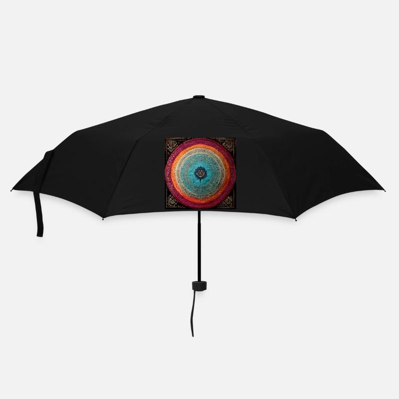 Boho Mandala Abstract - Umbrella (small) - black