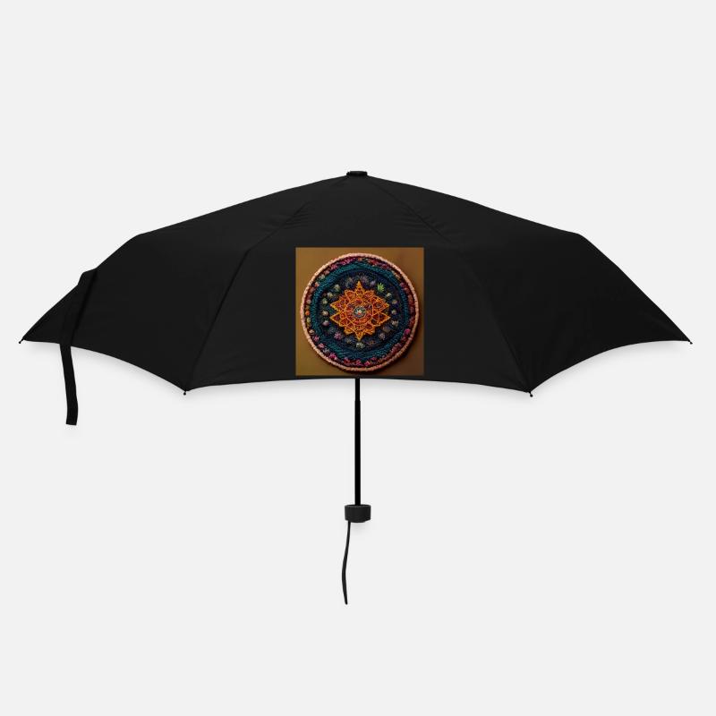 Boho Mandala Abstract - Umbrella (small) - black