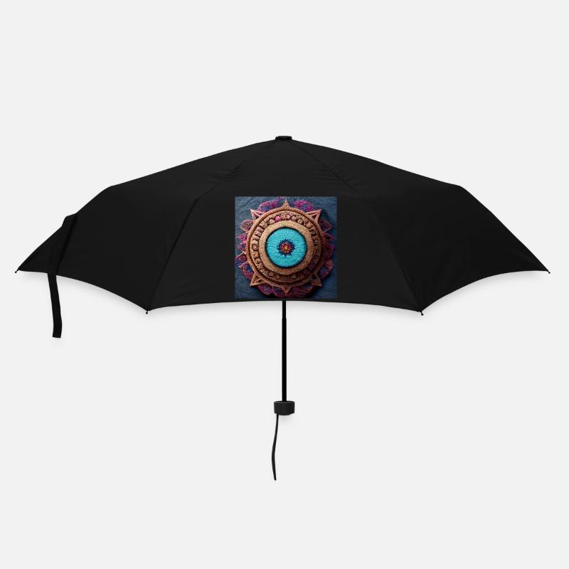 Boho Mandala Abstract - Umbrella (small) - black