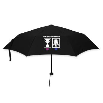 Schwangerschaft Schwanger Familie Eltern Statement - Regenschirm (klein) - Schwarz - Vorne
