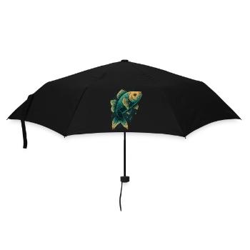 Amour du poisson - Parapluie standard - noir - Devant