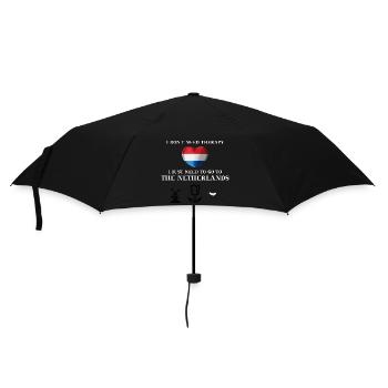 Netherlands funny gift idea Holland therapy - Umbrella (small) - black - Front