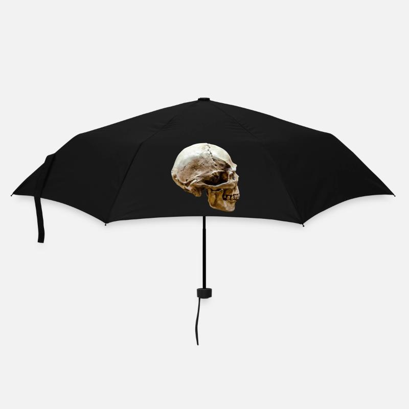 Totenschädel – Totenkopf - Regenschirm (klein) - Schwarz
