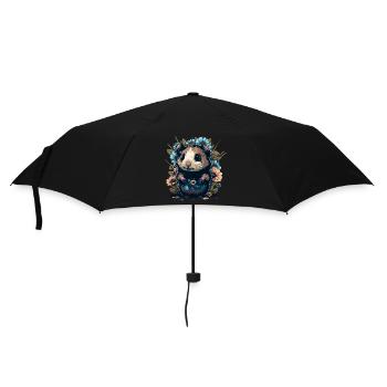 Drôle de cochon d’Inde - Parapluie standard - noir - Devant