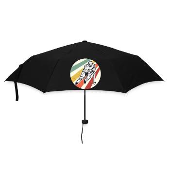 Hockey sur glace - Parapluie standard - noir - Devant