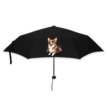 Adorable Looking Corgi - Parapluie standard - noir - Devant