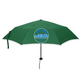 San Jose Costa Rica Chepe Badge - Umbrella (small) - bottlegreen - Front