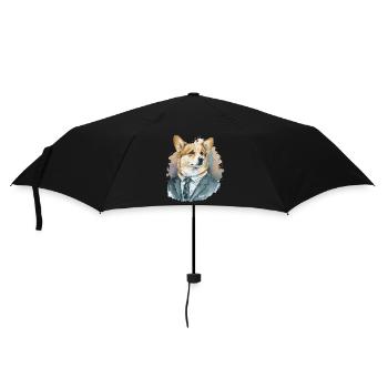 Corgi bon sens du style - Parapluie standard - noir - Devant