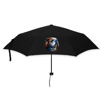 Bulldog Looking Up - Umbrella (small) - black - Front