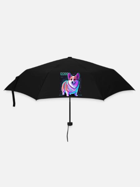 Cyber-Corgi - Parapluie standard - noir