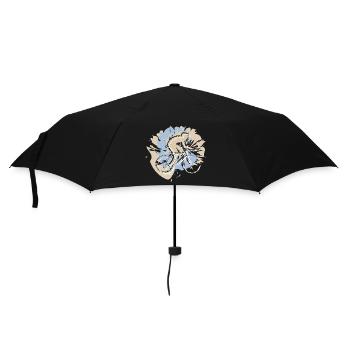 Your sport, your style! Cycling in a cool outfit - Umbrella (small) - black - Front