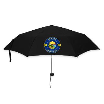Missoula ntana Flag USA Travel Souvenir Badge - Umbrella (small) - black - Front