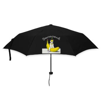 Bananaut - Regenschirm (klein) - Schwarz - Vorne