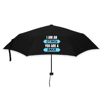 Baka Manga Otaku Anime Statement Pop Culture Japan - Umbrella (small) - black - Front