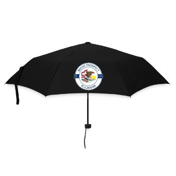 unt Prospect Illinois Flag USA Badge souvenir - Parapluie standard - noir - Devant