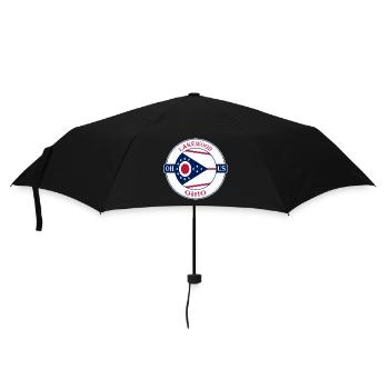 Lakewood Ohio Flag USA Travel Souvenir Badge - Umbrella (small) - black - Front