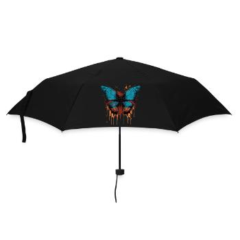 Painted Butterfly - Umbrella (small) - black - Front