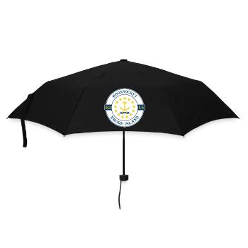 Woonsocket Rhode Island Flag USA Souvenir Badge - Parapluie standard - noir - Devant