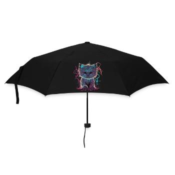 Electrified Kitten - Umbrella (small) - black - Front