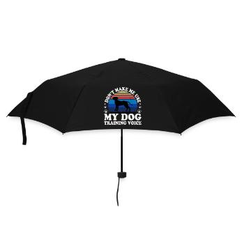 Bavarian untain Hound Dog Silhouette Retro Sun - Regenschirm (klein) - Schwarz - Vorne