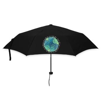 Jaya Radha Madhava Mantra - Parapluie standard - noir - Devant