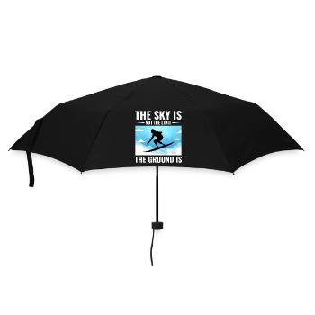 Skysurfing Fallschirmspringen Extremsport Fallschirmspringer Lustig - Regenschirm (klein) - Schwarz - Vorne