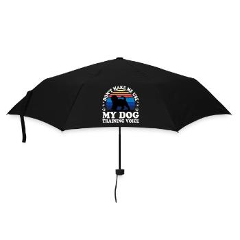 Cockapoo Dog Lover Silhouette Vintage Sunset - Umbrella (small) - black - Front