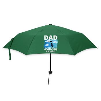 Skysurfing Dad Skydiving Extreme Sport Skydive - Umbrella (small) - bottlegreen - Front