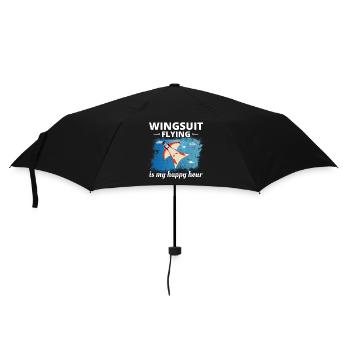 Wingsuit flying Base Jumping Skydiving Wingsuiting - Umbrella (small) - black - Front