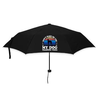 Galgo Espanol Hundeliebhaber Silhouette Vintage Sonnenuntergang - Regenschirm (klein) - Schwarz - Vorne