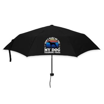 Deutsch Kurzhaar Pointer Hund Silhouette Retro - Regenschirm (klein) - Schwarz - Vorne