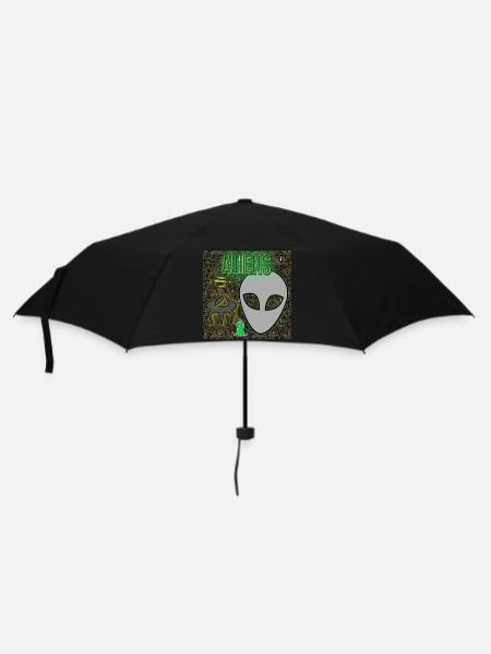 Aliens - Abbild - 2023 - Regenschirm (klein) - Schwarz