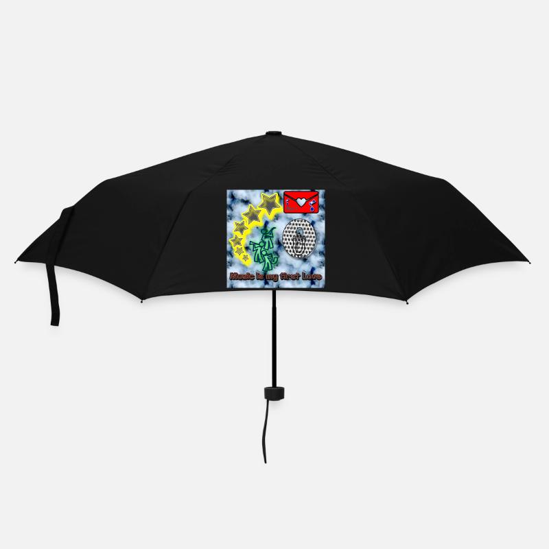 La musique est mon premier amour - Image - 2023 - Parapluie standard - noir