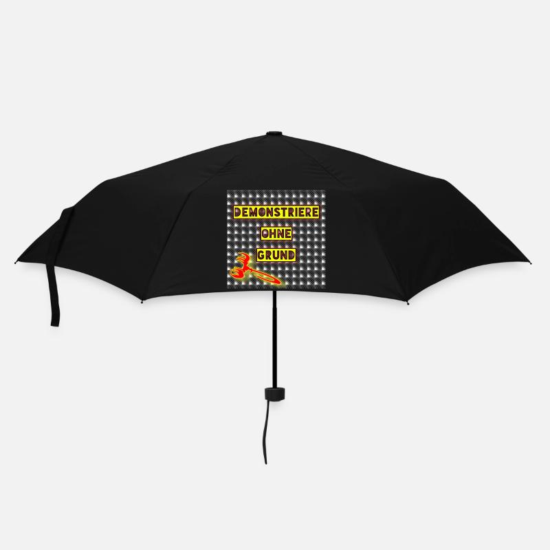 Demonstrate without reason - Image - 2023 - Umbrella (small) - black