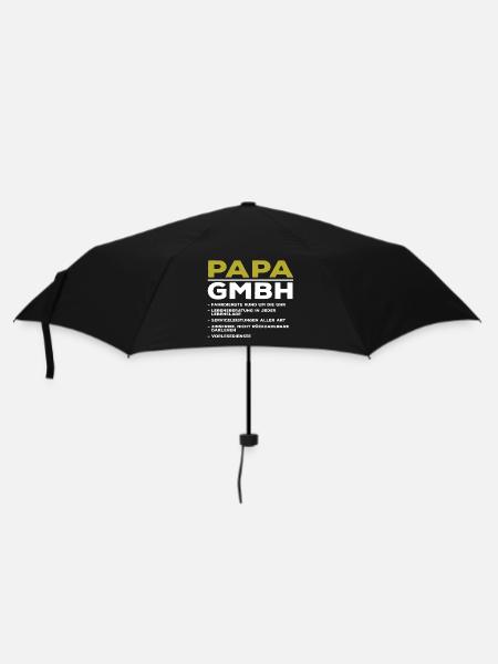 Papa GmbH – Fahrdienst und Lebensberatung - Regenschirm (klein) - Schwarz