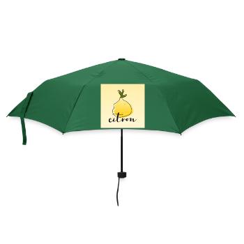 Lemon - Umbrella (small) - bottlegreen - Front