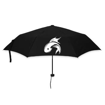 Fish Portrait Tattoo - Umbrella (small) - black - Front