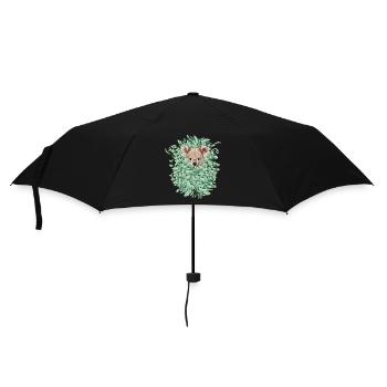 Koala Bear in eucalyptus forest - Umbrella (small) - black - Front