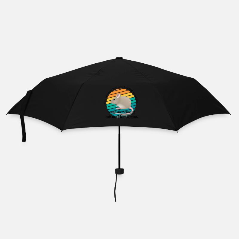 Wenn mir langweilig ist rufe ich bei DHL an und... - Regenschirm (klein) - Schwarz