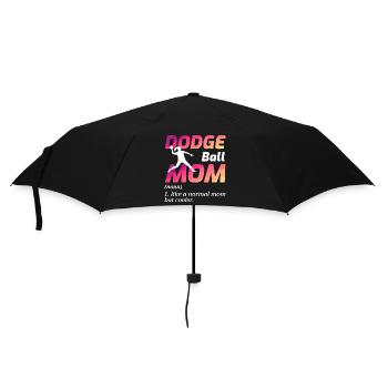 Dodgeball Mom Mothers day Funny - Umbrella (small) - black - Front