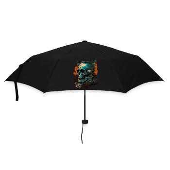 Zombie Disc Jockey - Umbrella (small) - black - Front