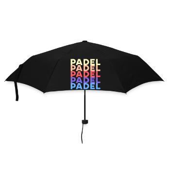 Padel Training Spruch Sportart Padelspiel Spieler - Regenschirm (klein) - Schwarz - Vorne