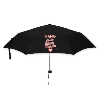 Gang future mariée. EVJF enterrement célibataire - Parapluie standard - noir - Devant