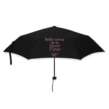 Belle-soeur future Mariée. EVJF Team future mariée - Parapluie standard - noir - Devant