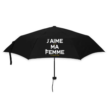 J'AIME quand MA FEMME me laisse bricoler (Humour) - Parapluie standard - noir - Devant