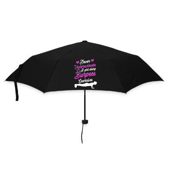 Design Burpees - Parapluie standard - noir - Devant