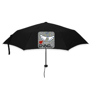 Angel (with heart) - Club WoW - 2023 - Umbrella (small) - black - Front