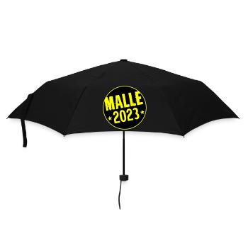 Malle 2023 - Regenschirm (klein) - Schwarz - Vorne